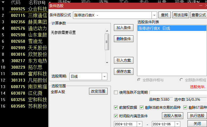 乾坤抛砖引玉系列之【涨停进行曲】副图+选股指标,盘中2%的精准预警,抢占捕获涨停板先机!