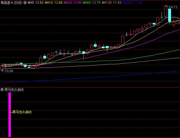 通达信【黑马龙头启动】副图/选股指标,聚焦于具备高成长性和较强上涨爆发力的票!