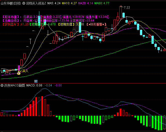 高胜率【回档买入战法】主图+副图指标,在积极市场情绪背景下,抓住强势股二次上涨机会!