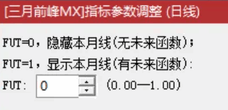通达信【三月前峰MX】主图指标,用当月+上个月+上上个月的最高价来勾勒股价的趋势!