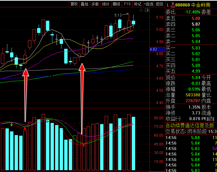 一个利用成交量来判断趋势的【实战资金柱】副图指标:成交量洞察趋势,把握资金动向与趋势转换!