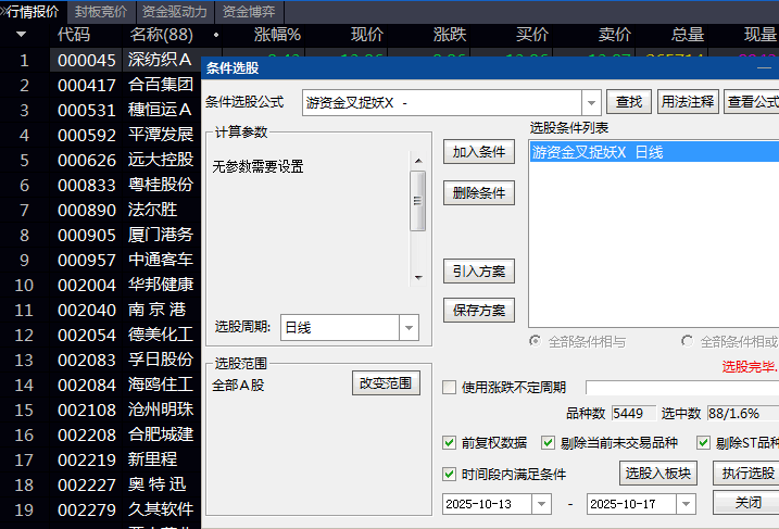 通达信〖游资金叉捉妖〗副图/选股指标 捕捉游资主导强势股启动信号 资金介入与技术面共振突破型强势股