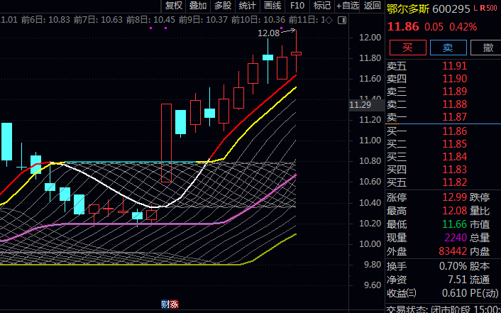 通达信〖缠论趋势中枢〗主图指标公式 动态捕捉当前周期的趋势中枢 直观呈现中枢演变过程与方向