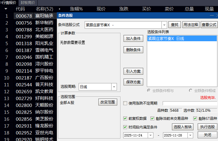 通达信〖紧跟庄家节奏〗指标公式 主动买盘力量至少是卖盘力量4倍 确认资金流入强度
